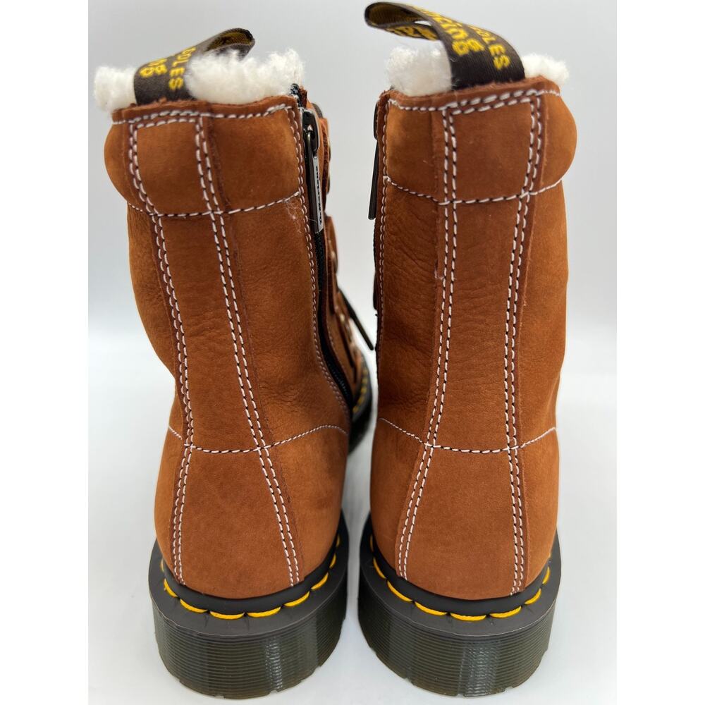 Dr. Martens 1460 Lace to Toe Fur Lined Buttersoft Lace Up Boots Women's Size 10 - Picture 8 of 16